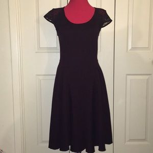 Anthropologie plum dress